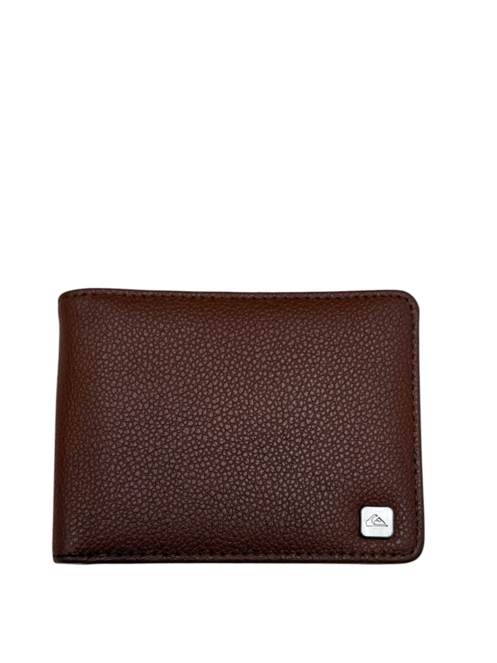 QUIKSILVER - BROWN BLUE FAUX LEATHER BIFOLD WALLET